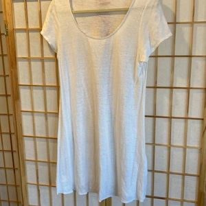 Eileen Fisher Linen dress/long shirt/beach cover up. Scoop neck. EUC